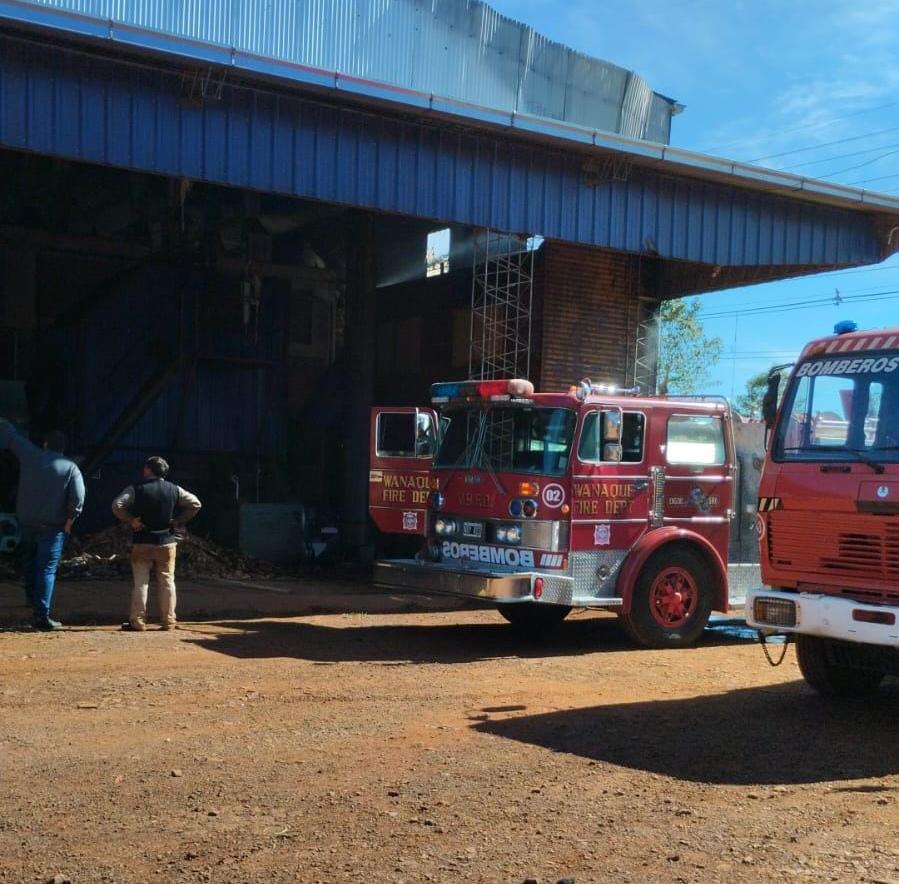 Controlaron un principio de incendio en un aserradero de 9 de Julio y no hubo heridos 2